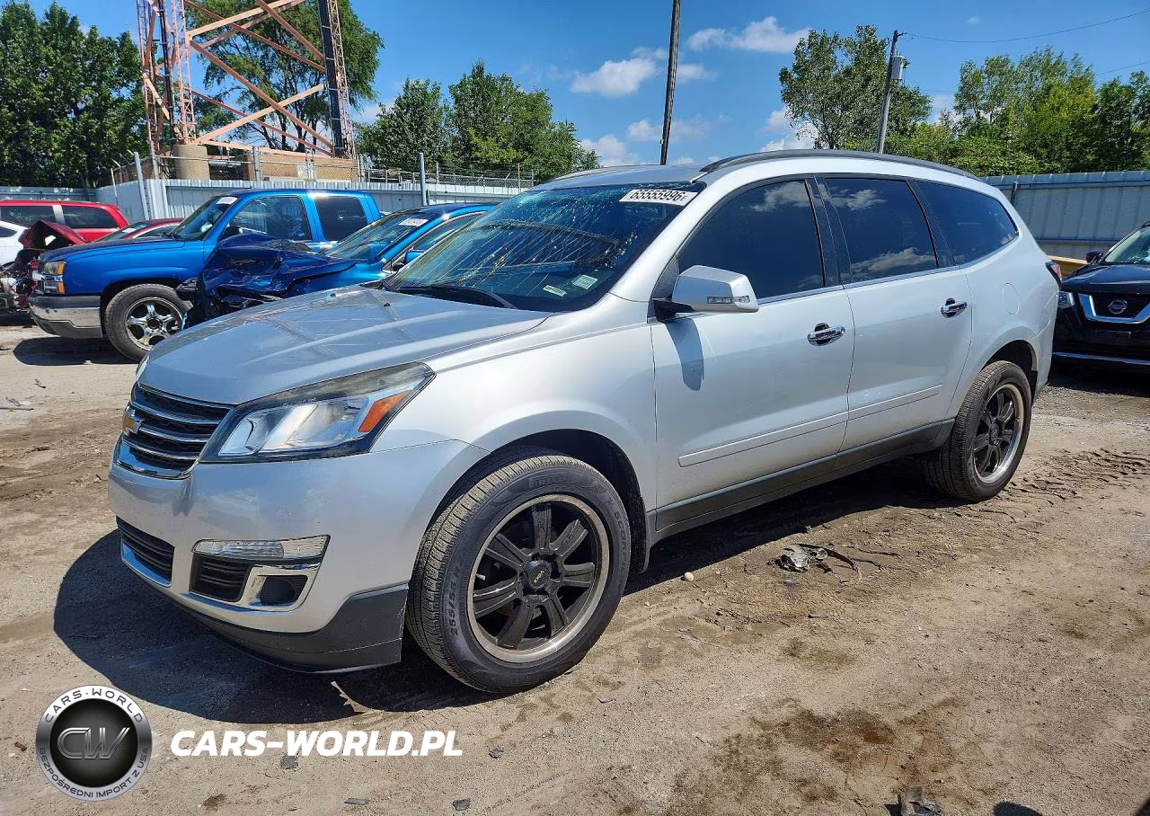 2015 Chevrolet Traverse Lt VIN:1GNKRGKD4FJ356274 - 1