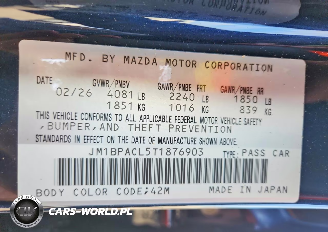 2026 Mazda 3 Preferred VIN:JM1BPACL5T1876903 - 13