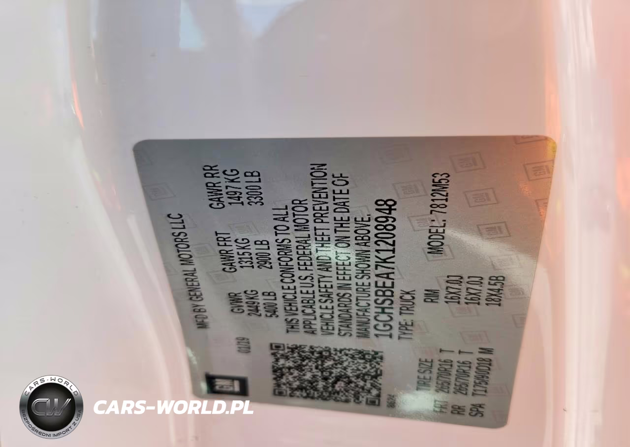 2019 Chevrolet Colorado VIN:1GCHSBEA7K1208948 - 12