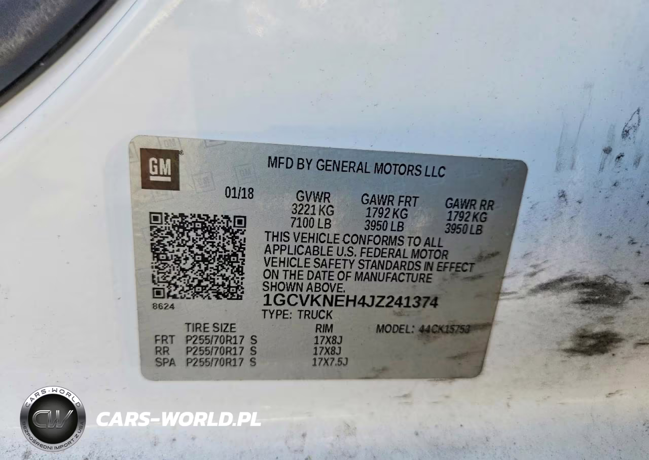 2018 Chevrolet Silverado K1500 VIN:1GCVKNEH4JZ241374 - 12