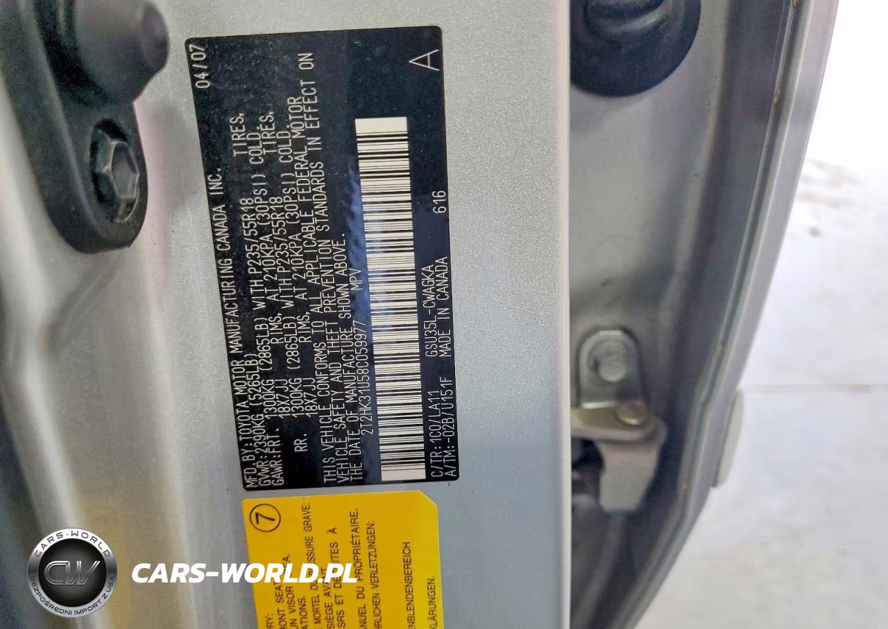 2008 Lexus Rx 350 VIN:2T2HK31U58C059977 - 14