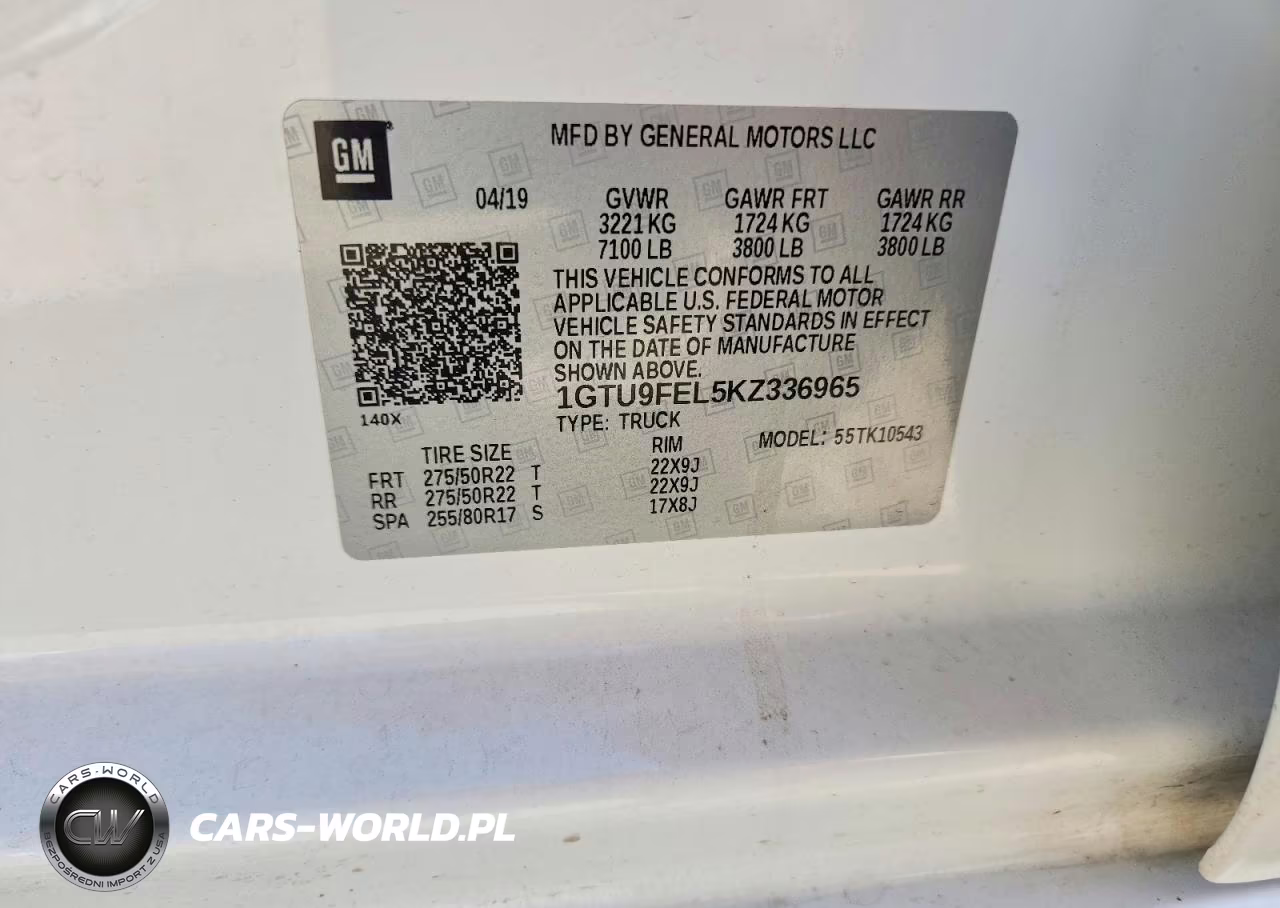 2019 GMC Sierra K1500 Denali VIN:1GTU9FEL5KZ336965 - 12