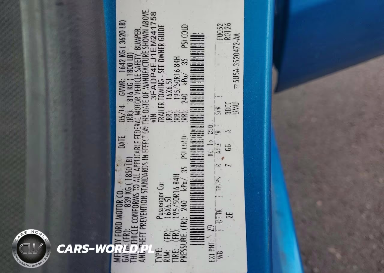 2014 Ford Fiesta Se VIN:3FADP4EJ1EM241758 - 13