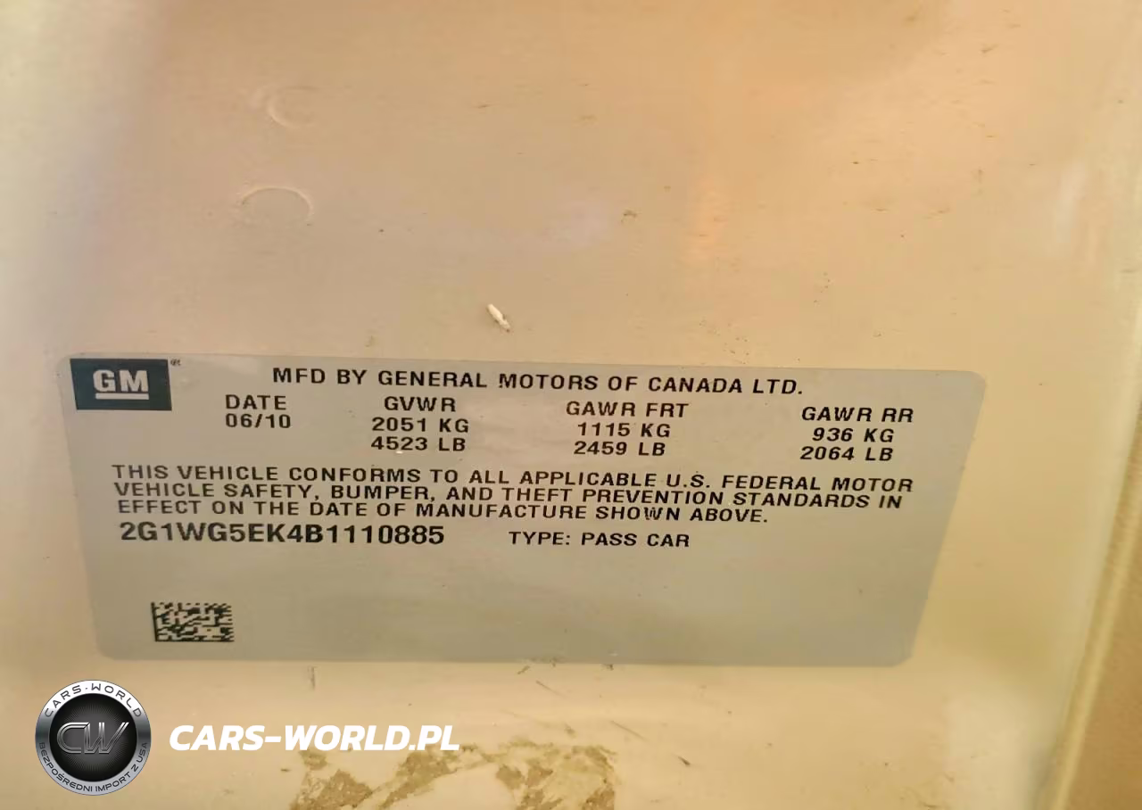 2011 Chevrolet Impala Lt VIN:2G1WG5EK4B1110885 - 12