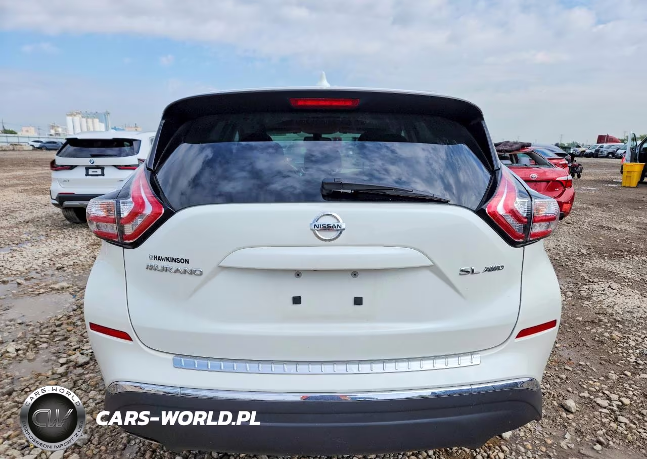 2017 Nissan Murano Sl VIN:5N1AZ2MH4HN166750 - 6