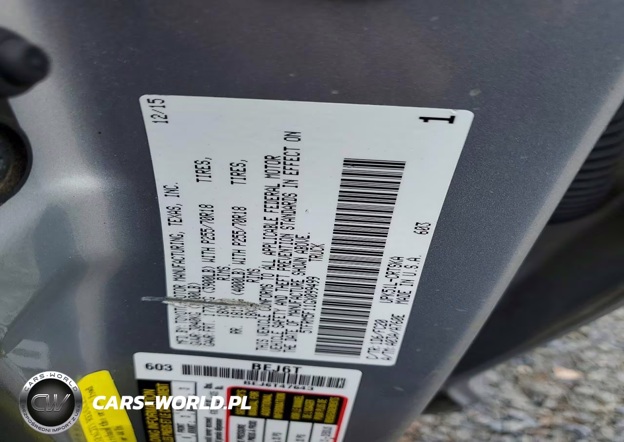 2016 Toyota Tundra Sr5 VIN:5TFRM5F11GX099499 - 12