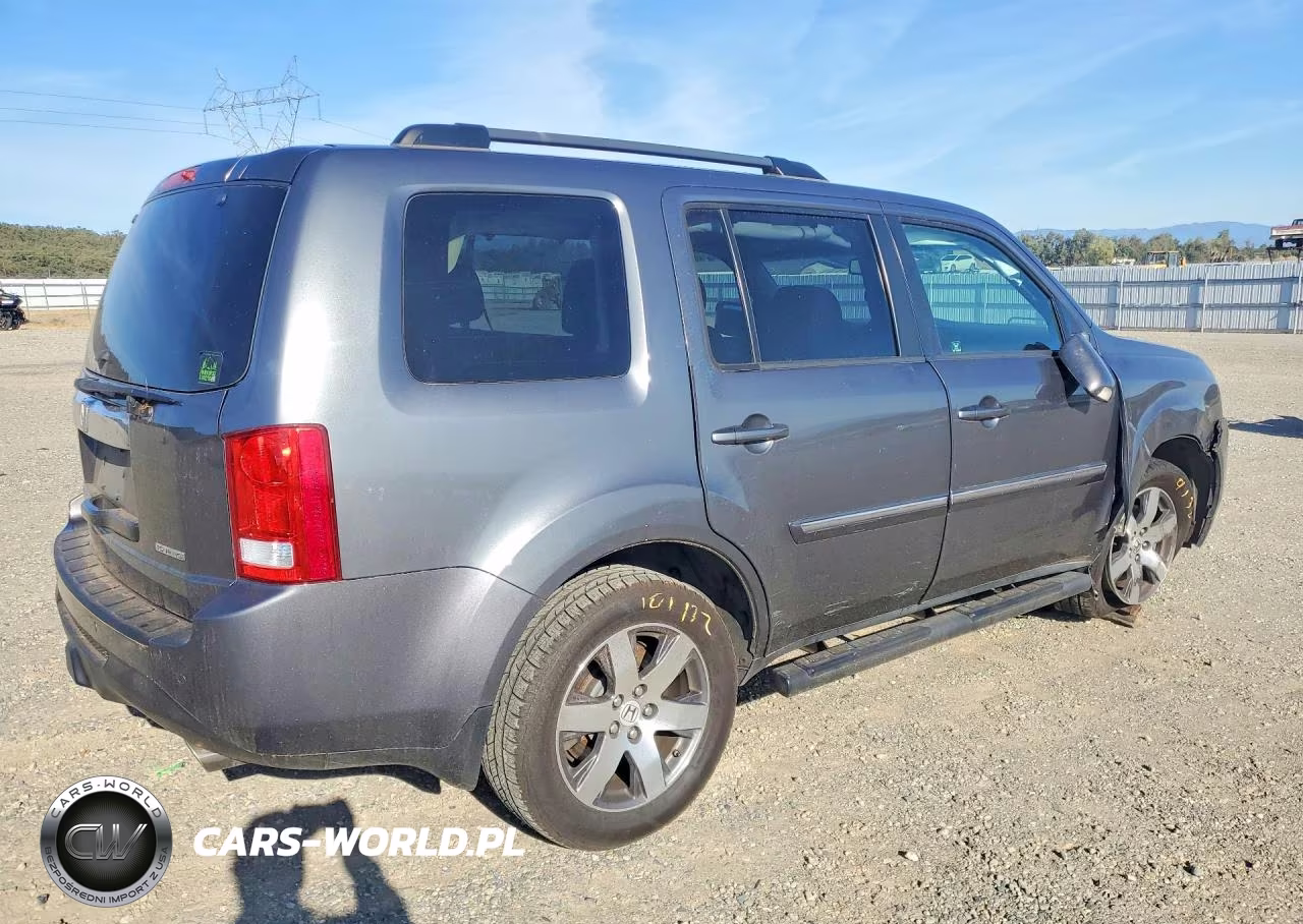 2012 Honda Pilot Touring VIN:5FNYF3H95CB029862 - 3