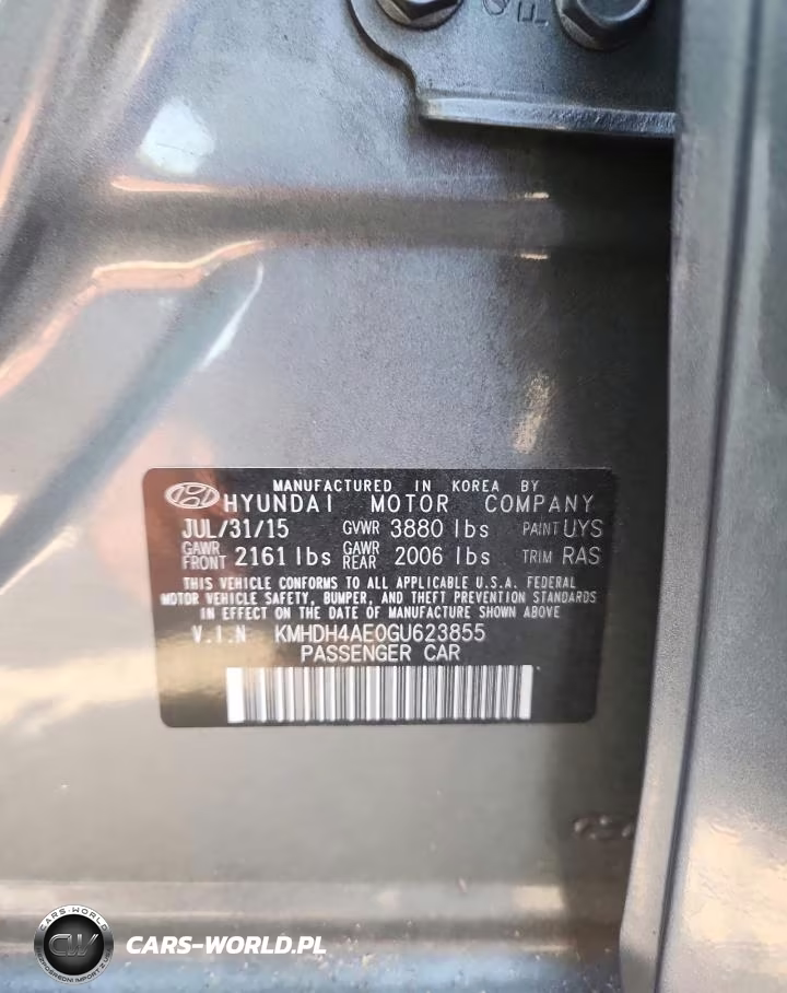 2016 Hyundai Elantra Se VIN:KMHDH4AE0GU623855 - 12