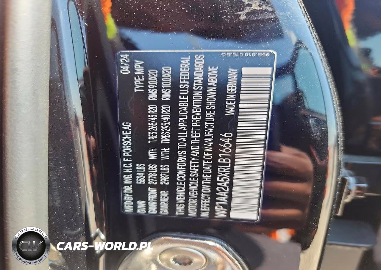 2024 Porsche Macan Base VIN:WP1AA2A5XRLB16646 - 12
