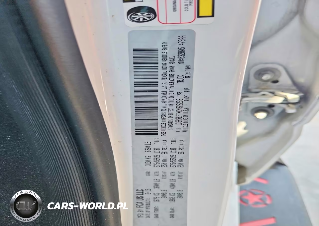 2019 Ram 1500 Big Horn-Lone Star VIN:1C6RREFTXKN822233 - 12