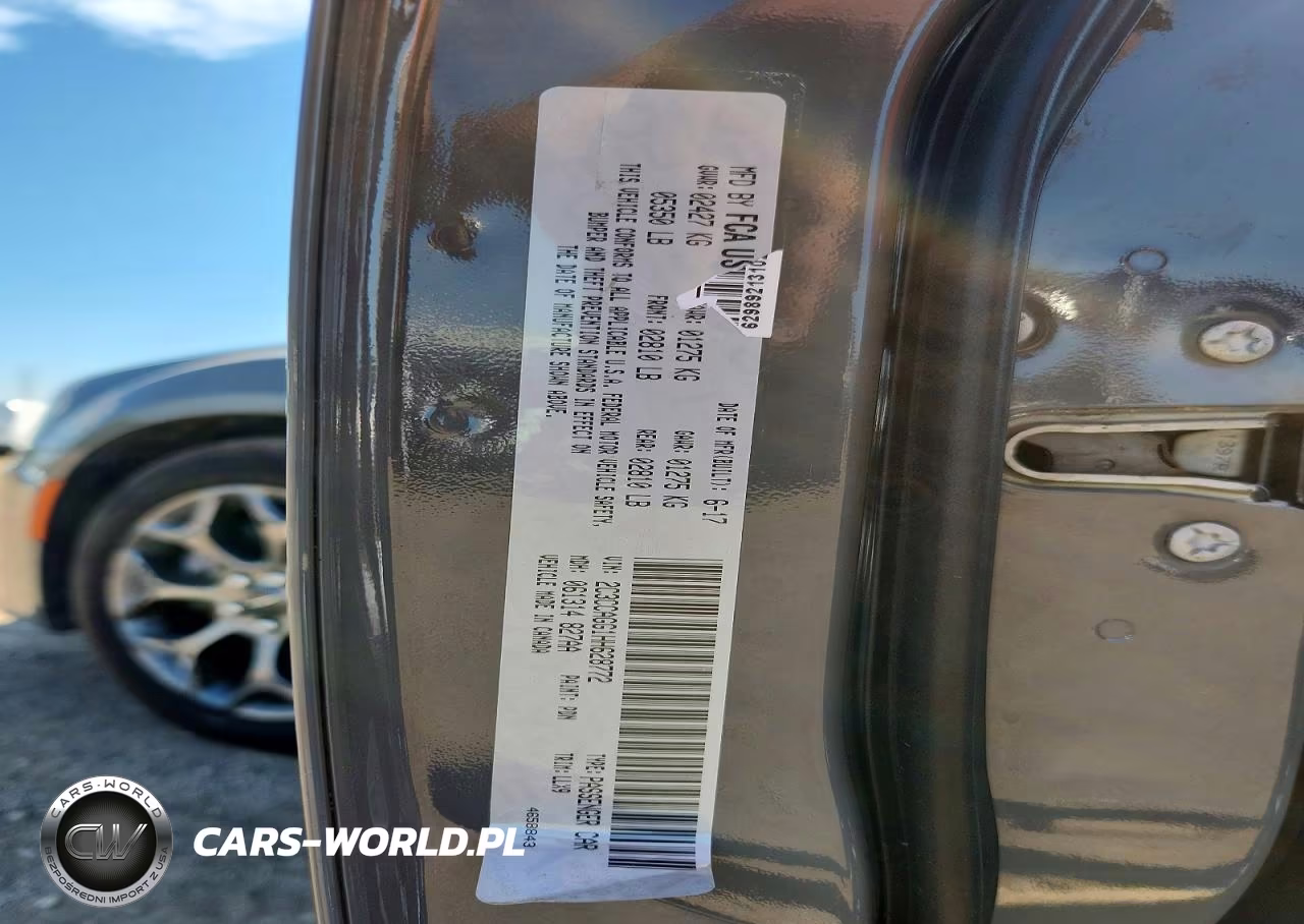 2017 Chrysler 300 S VIN:2C3CCAGG1HH628772 - 12