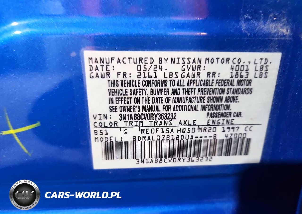 2024 Nissan Sentra Sv VIN:3N1AB8CV0RY363232 - 12