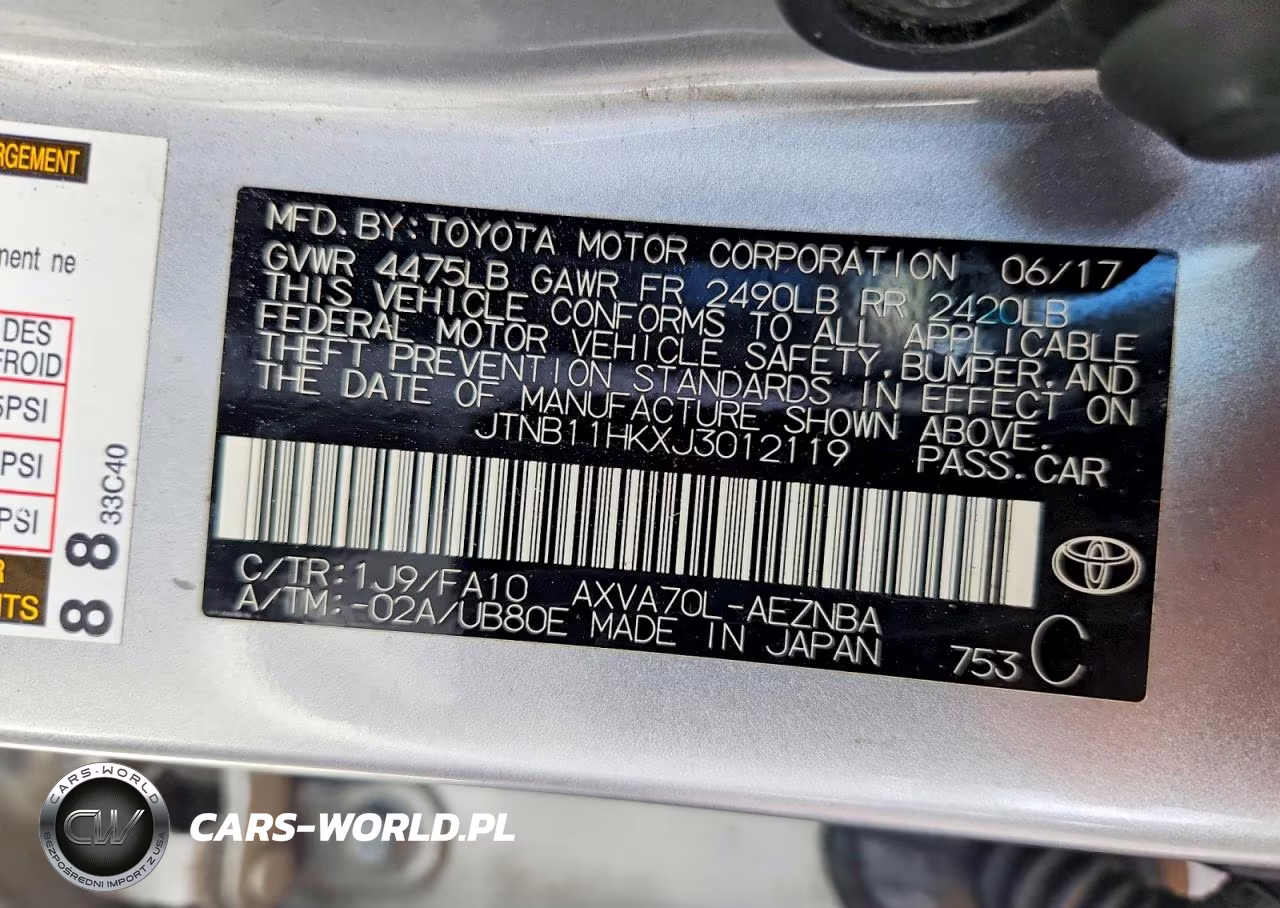 2018 Toyota Camry Le VIN:JTNB11HKXJ3012119 - 13