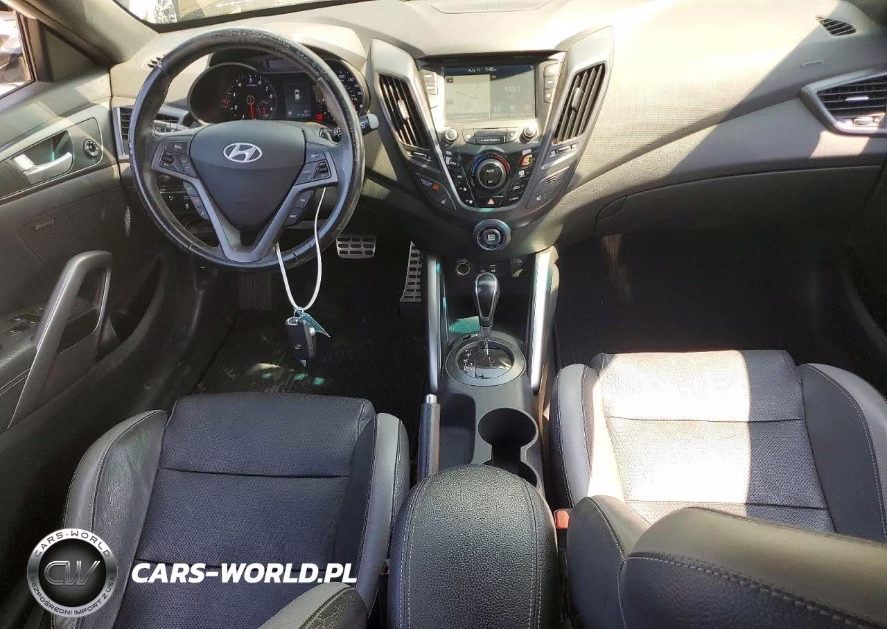 2016 Hyundai Veloster Turbo VIN:KMHTC6AE4GU271093 - 8