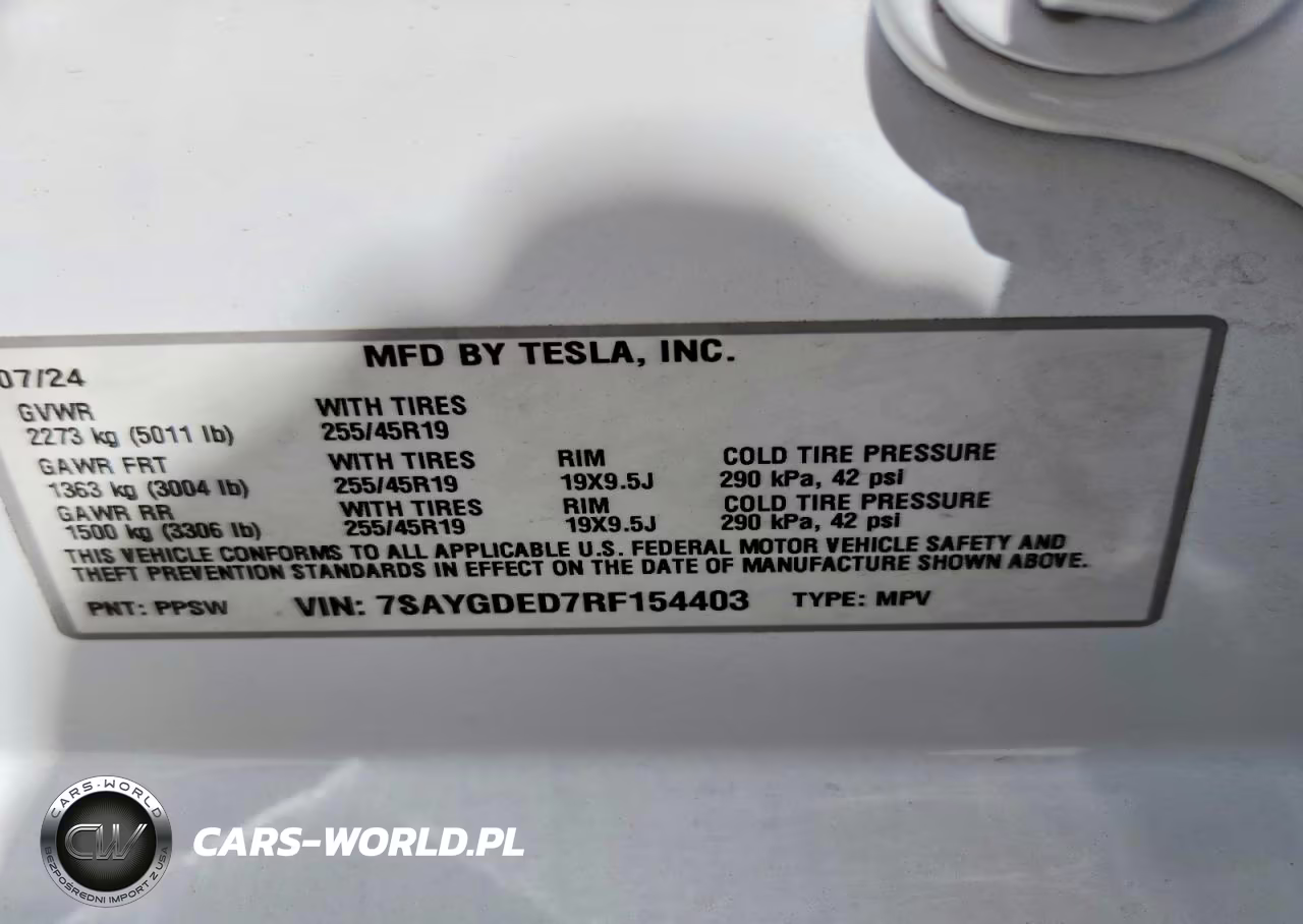 2024 Tesla Model Y VIN:7SAYGDED7RF154403 - 13