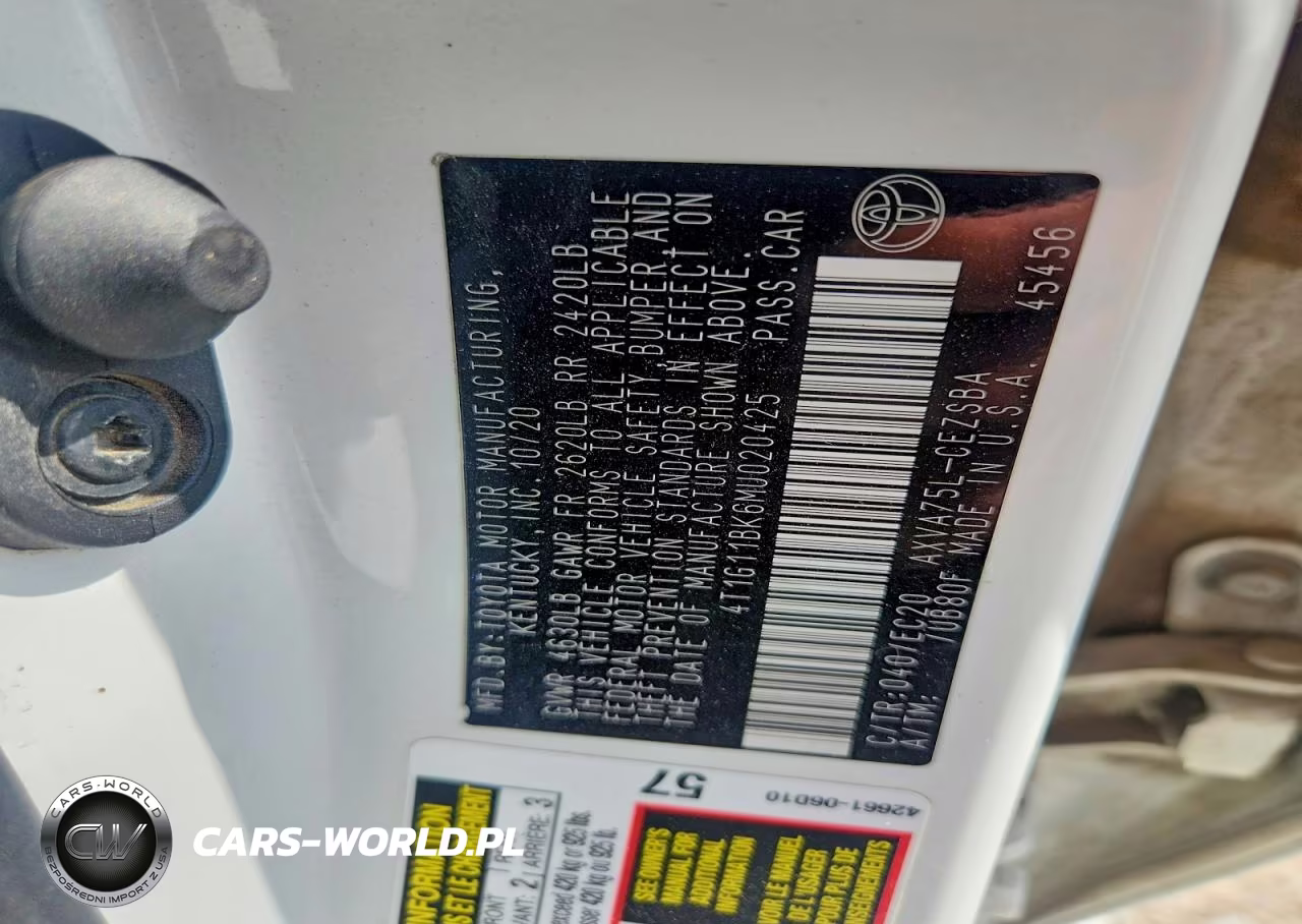 2021 Toyota Camry Se Nightshade VIN:4T1G11BK6MU020425 - 12