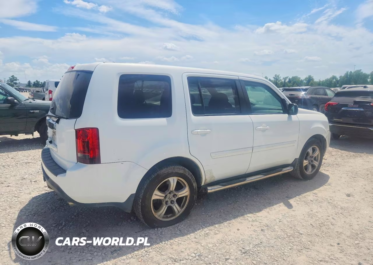 2013 Honda Pilot Exl VIN:5FNYF3H51DB039450 - 3
