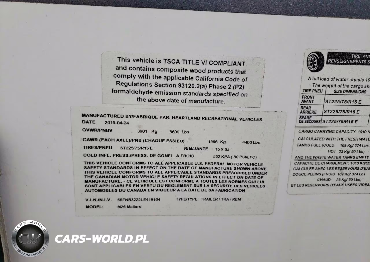 2020 Ftwd Recreational Vehicle (Rv) - Rv VIN:5SFNB3222LE419164 - 10
