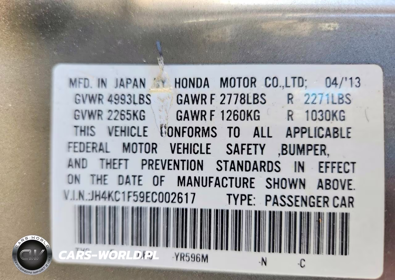 2014 Acura Rlx Tech VIN:JH4KC1F59EC002617 - 12