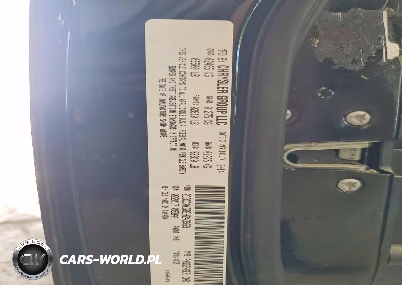 2014 Chrysler 300C VIN:2C3CCAKG8EH243969 - 12