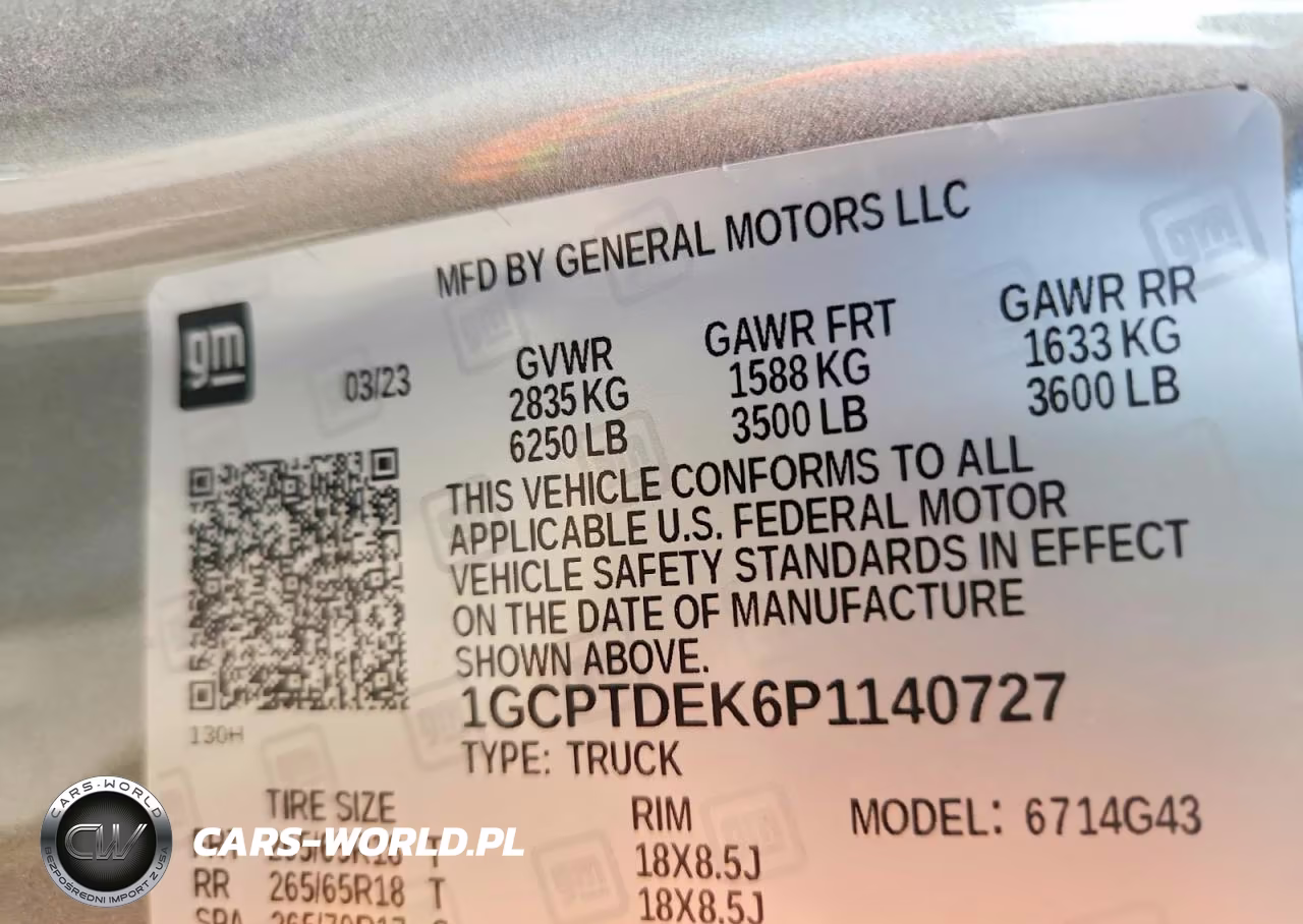 2023 Chevrolet Colorado Z71 VIN:1GCPTDEK6P1140727 - 13
