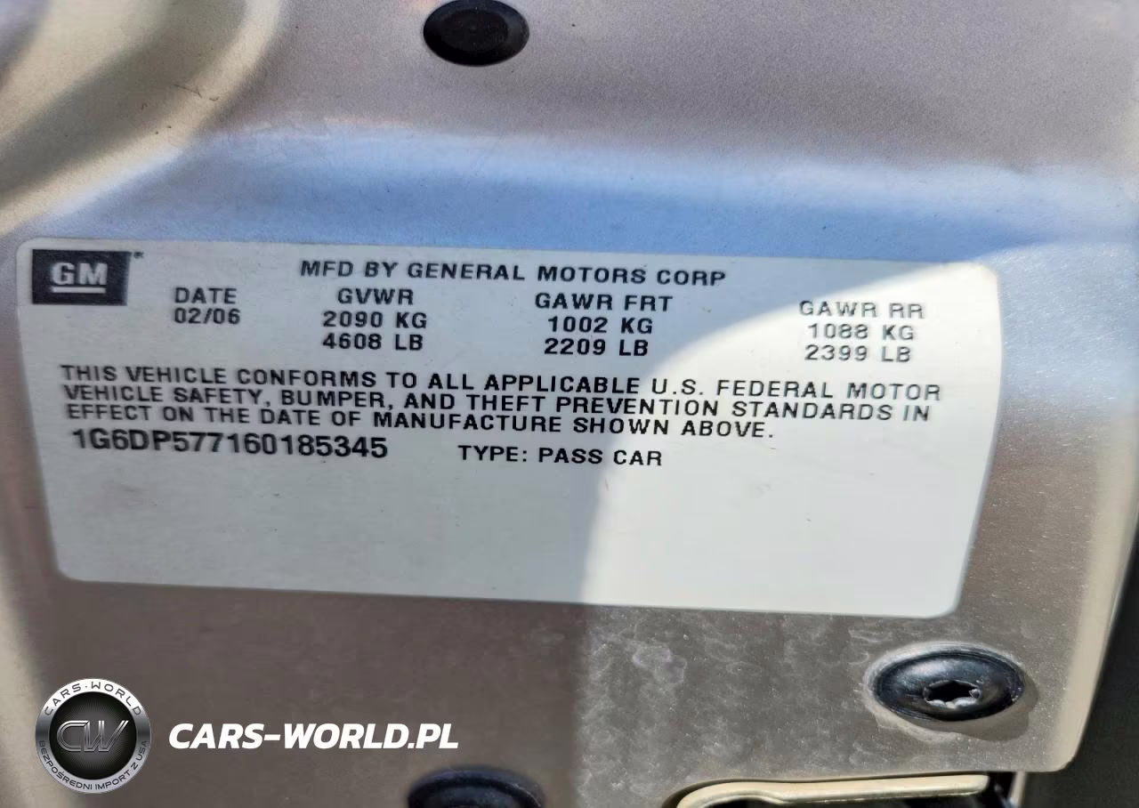 2006 Cadillac Cts Hi Feature V6 VIN:1G6DP577160185345 - 12