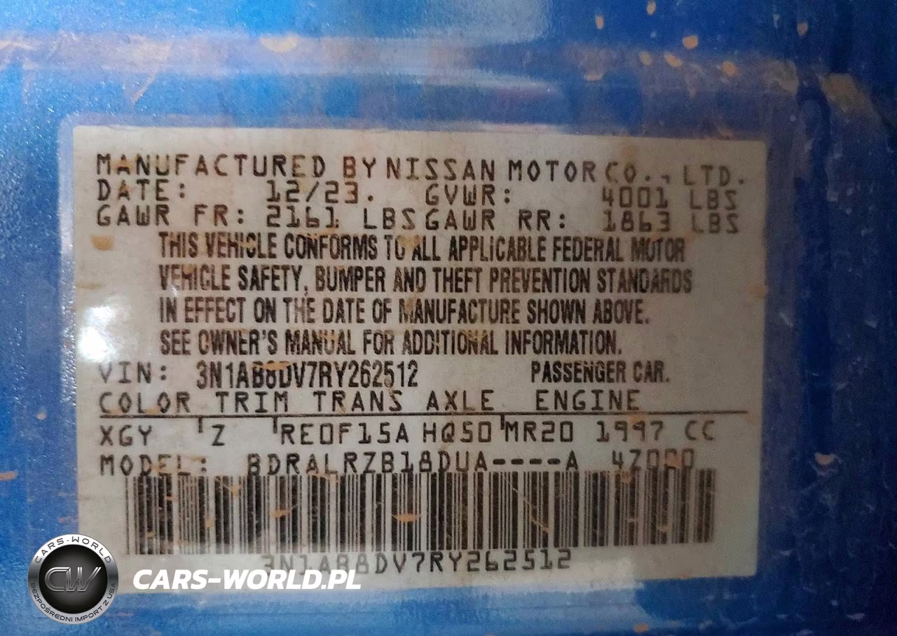 2024 Nissan Sentra Sr VIN:3N1AB8DV7RY262512 - 12