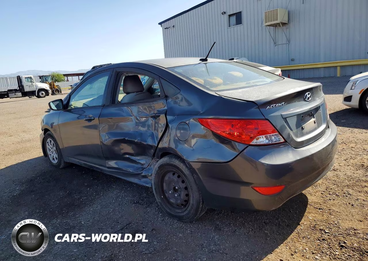 2012 Hyundai Accent Gls VIN:KMHCT4AE4CU174099 - 2