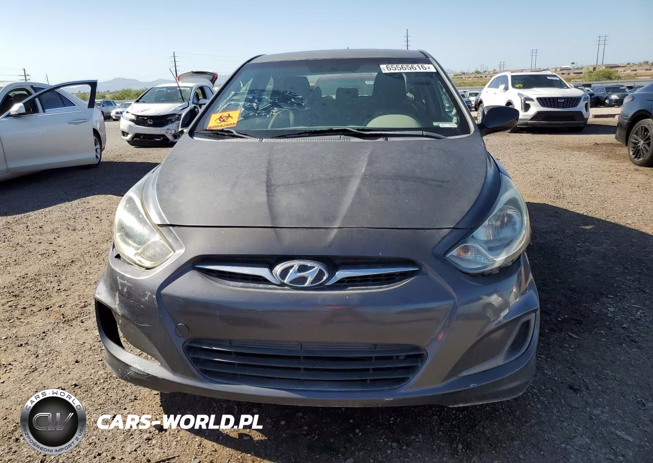 2012 Hyundai Accent Gls VIN:KMHCT4AE4CU174099 - 5