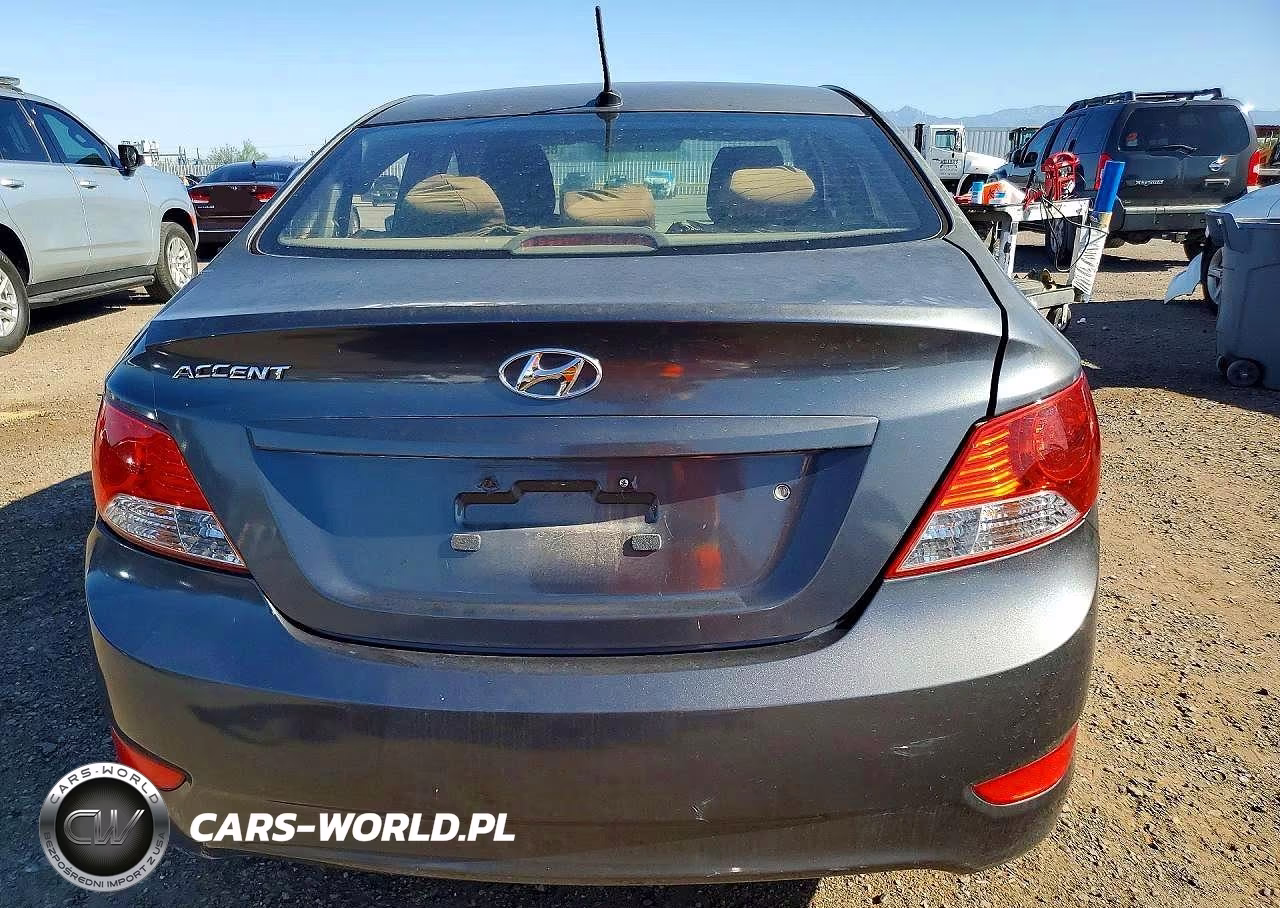 2012 Hyundai Accent Gls VIN:KMHCT4AE4CU174099 - 6