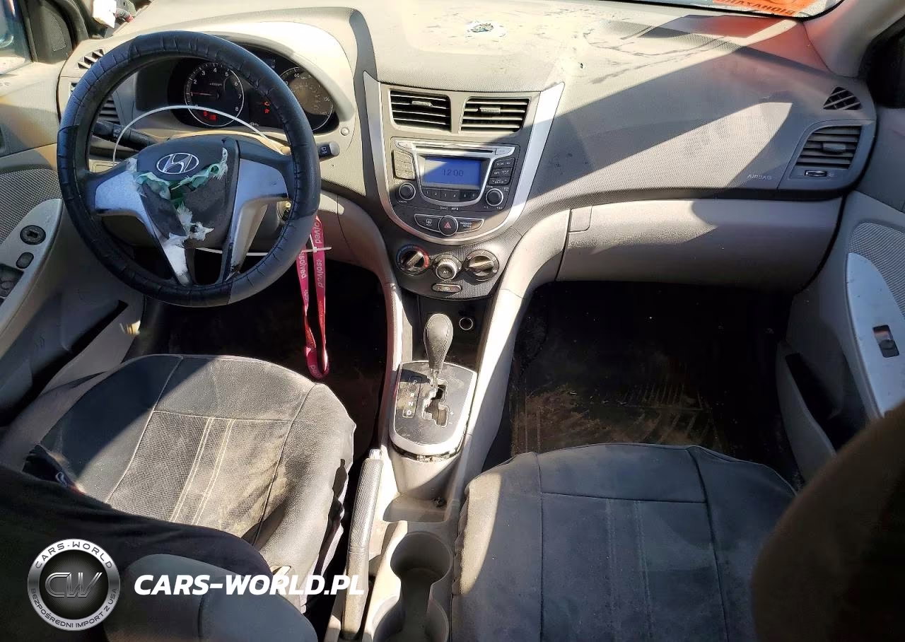 2012 Hyundai Accent Gls VIN:KMHCT4AE4CU174099 - 8