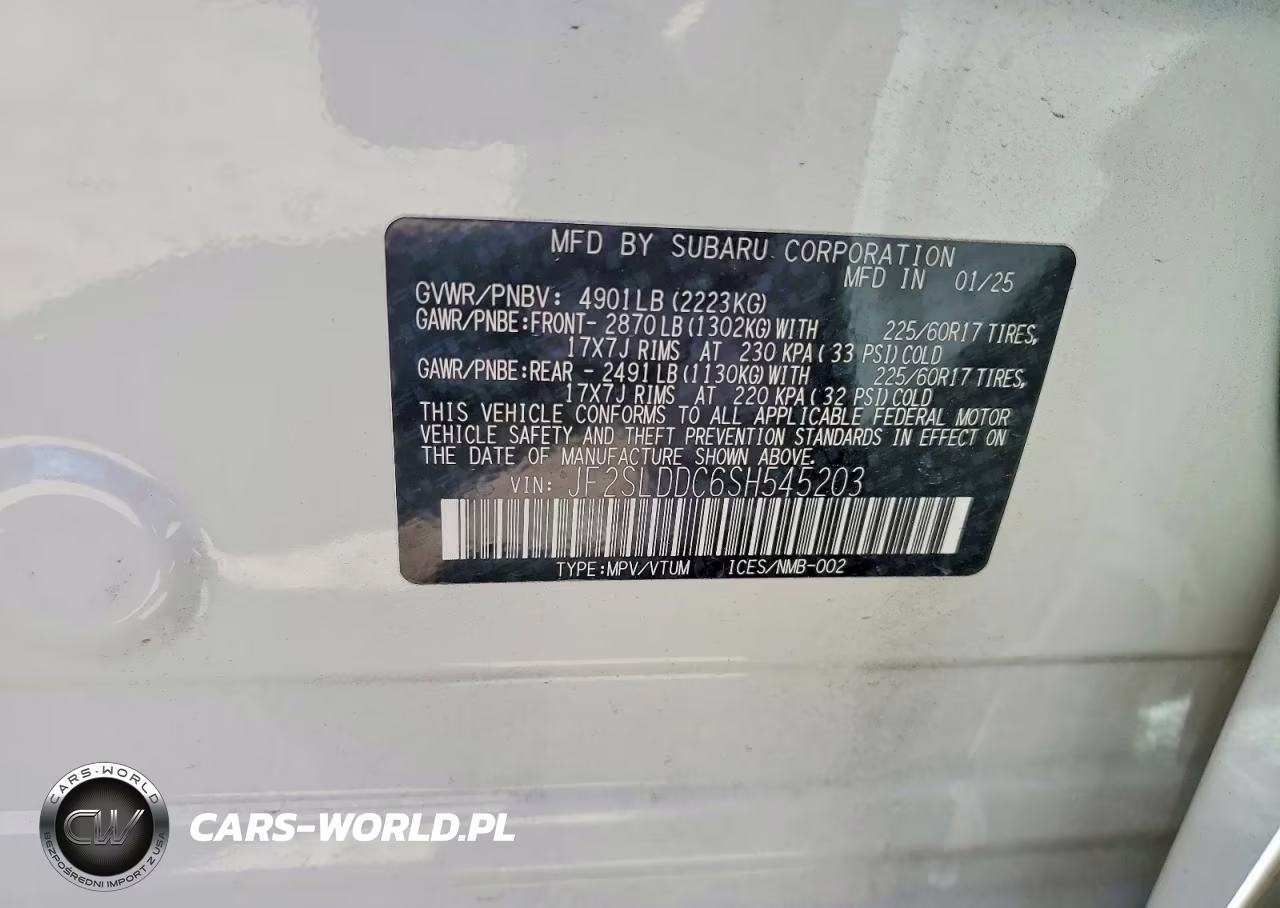 2025 Subaru Forester Premium VIN:JF2SLDDC6SH545203 - 13