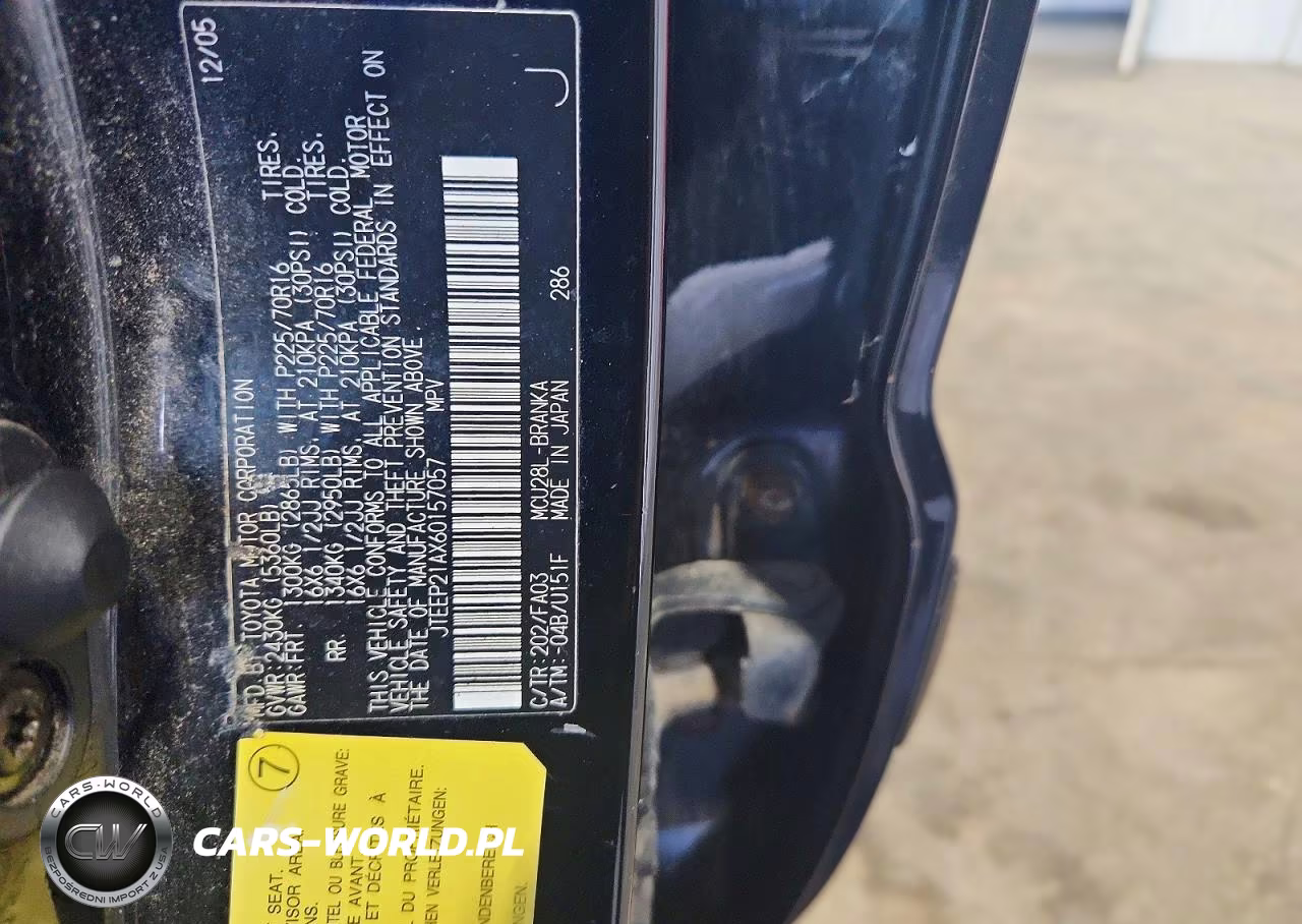 2006 Toyota Highlander Base VIN:JTEEP21AX60157057 - 13