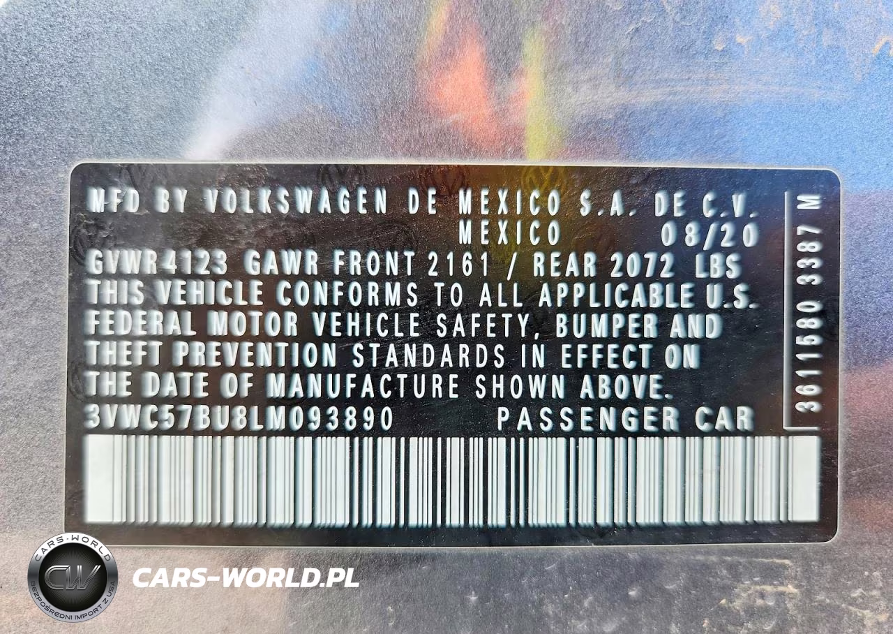 2020 Volkswagen Jetta S VIN:3VWC57BU8LM093890 - 13