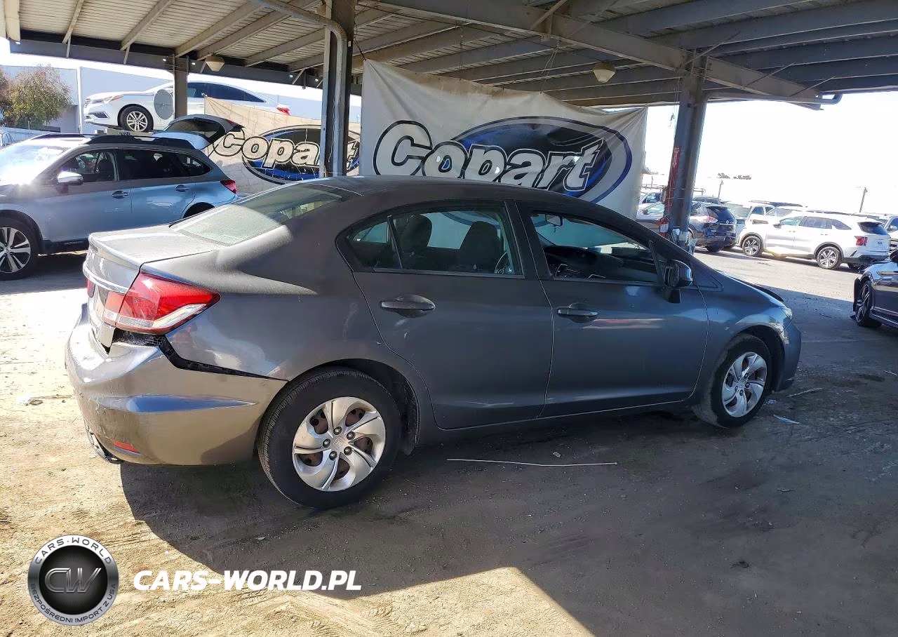 2013 Honda Civic Lx VIN:19XFB2F52DE243566 - 3
