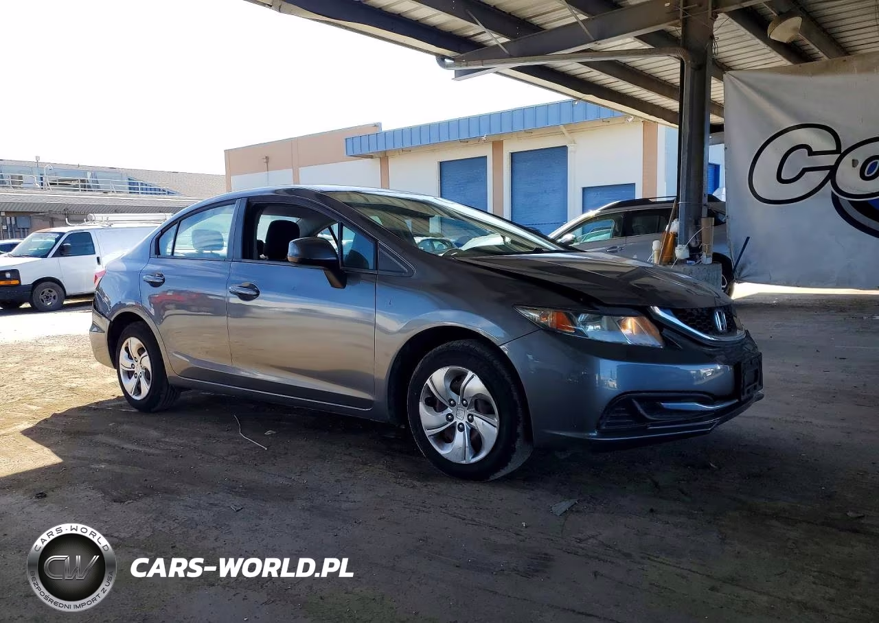 2013 Honda Civic Lx VIN:19XFB2F52DE243566 - 4