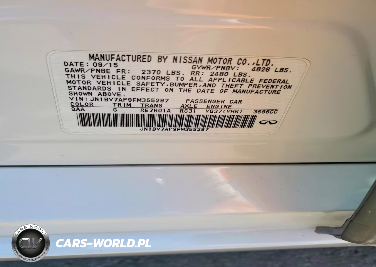2015 Infiniti Q50 Premium VIN:JN1BV7AP9FM355297 - 12