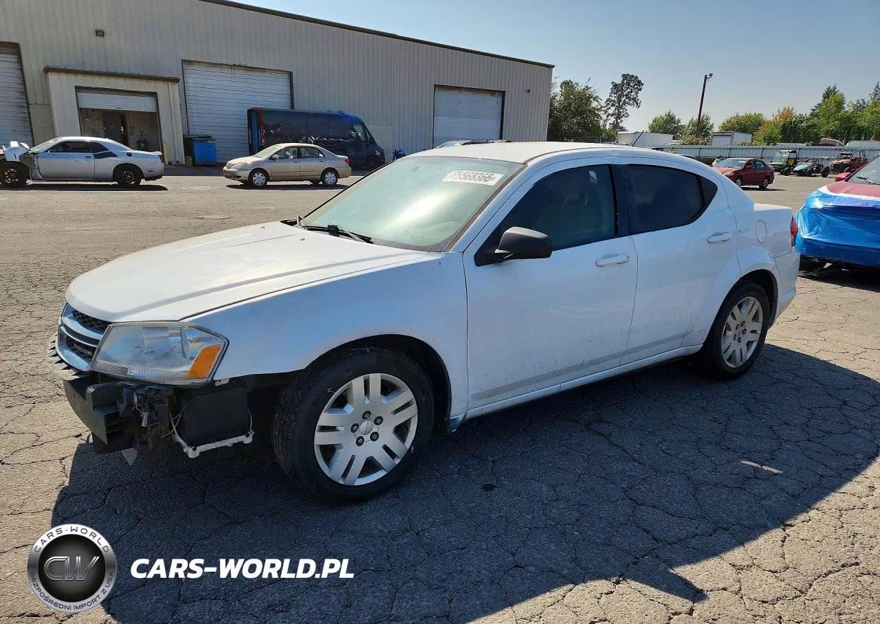 2014 Dodge Avenger Se VIN:1C3CDZAB5EN174098 - 1