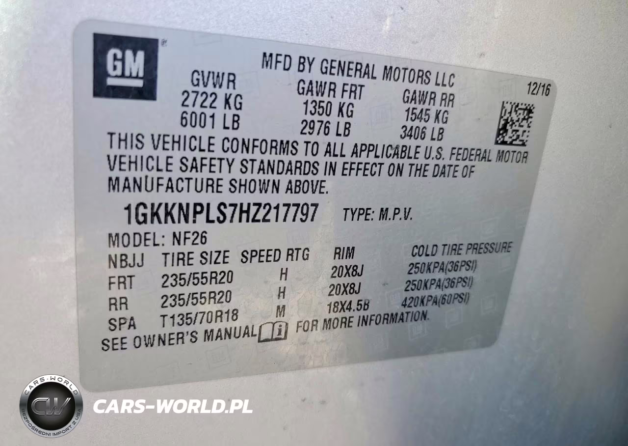 2017 GMC Acadia Denali VIN:1GKKNPLS7HZ217797 - 13