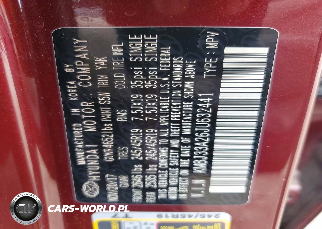 2018 Hyundai Tucson Value VIN:KM8J33A26JU632441 - 12