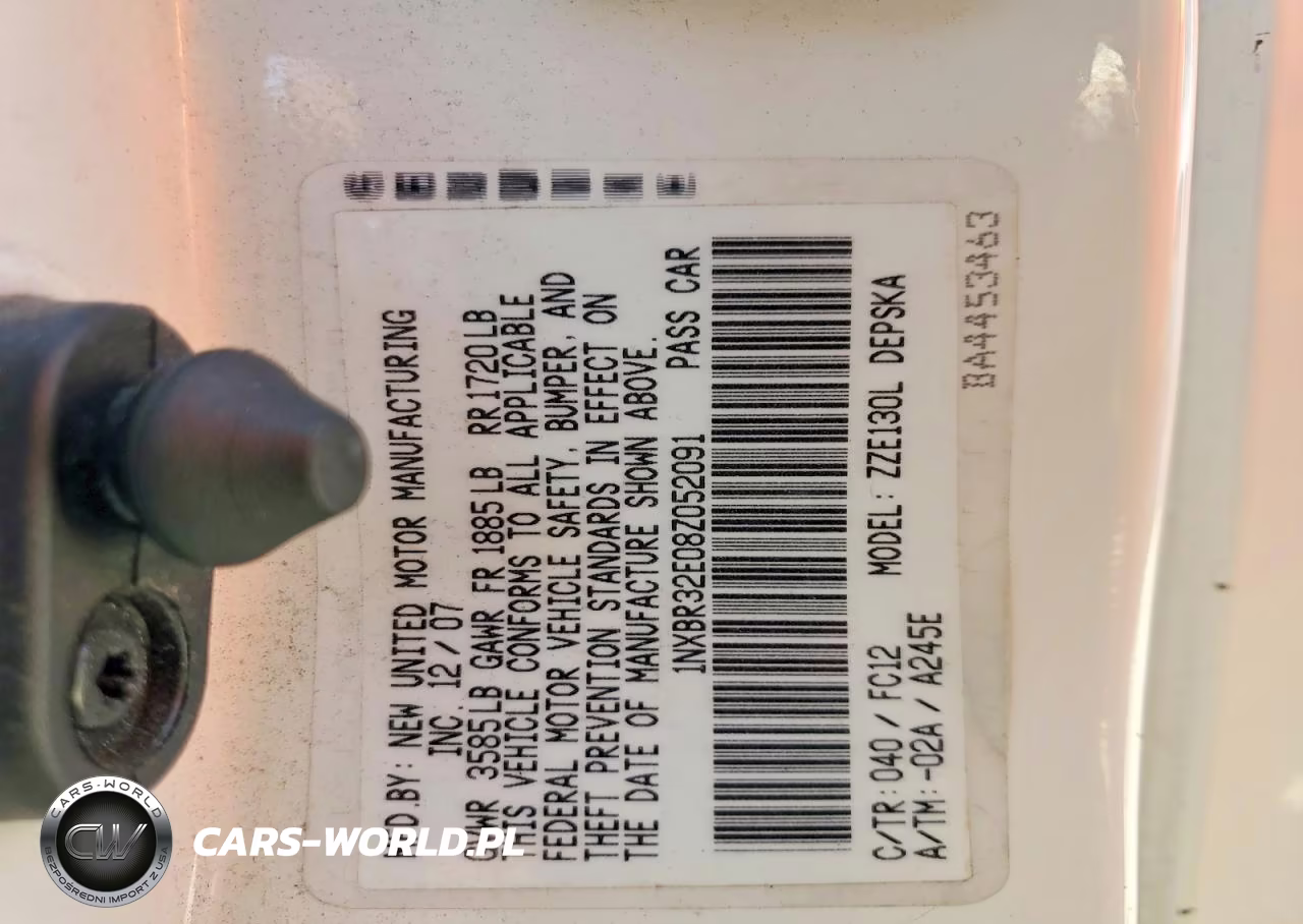 2008 Toyota Corolla S VIN:1NXBR32E08Z052091 - 12