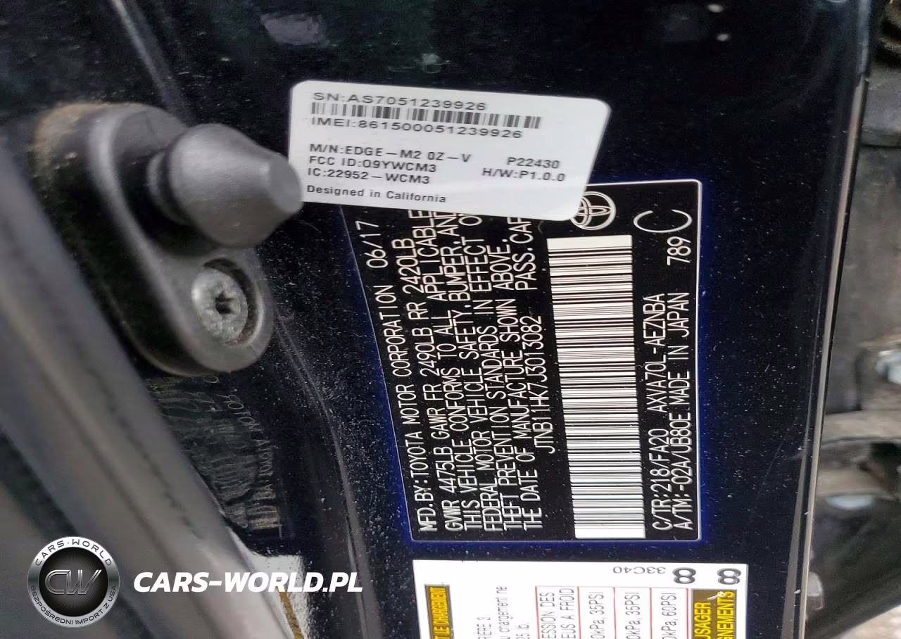 2018 Toyota Camry Le VIN:JTNB11HK7J3013082 - 12