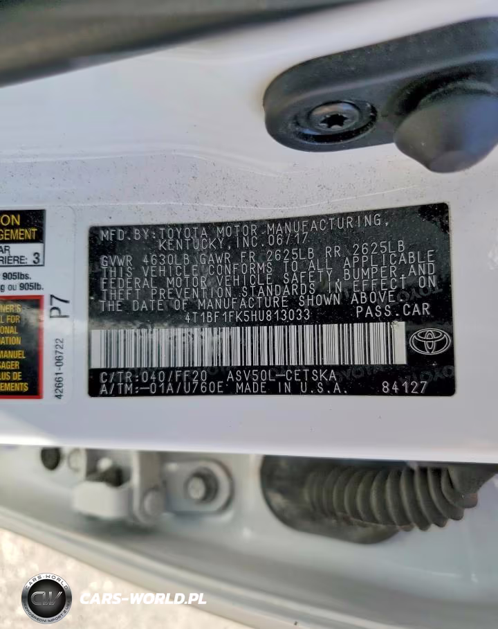 2017 Toyota Camry Se VIN:4T1BF1FK5HU813033 - 13
