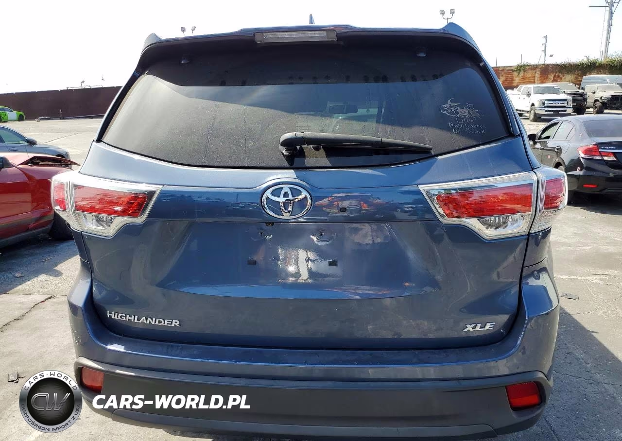 2015 Toyota Highlander Xle VIN:5TDKKRFH2FS117511 - 6