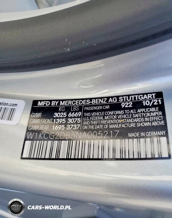 2022 Mercedes-Benz Eqs Sedan 450+ VIN:W1KCG2DB5NA005217 - 12