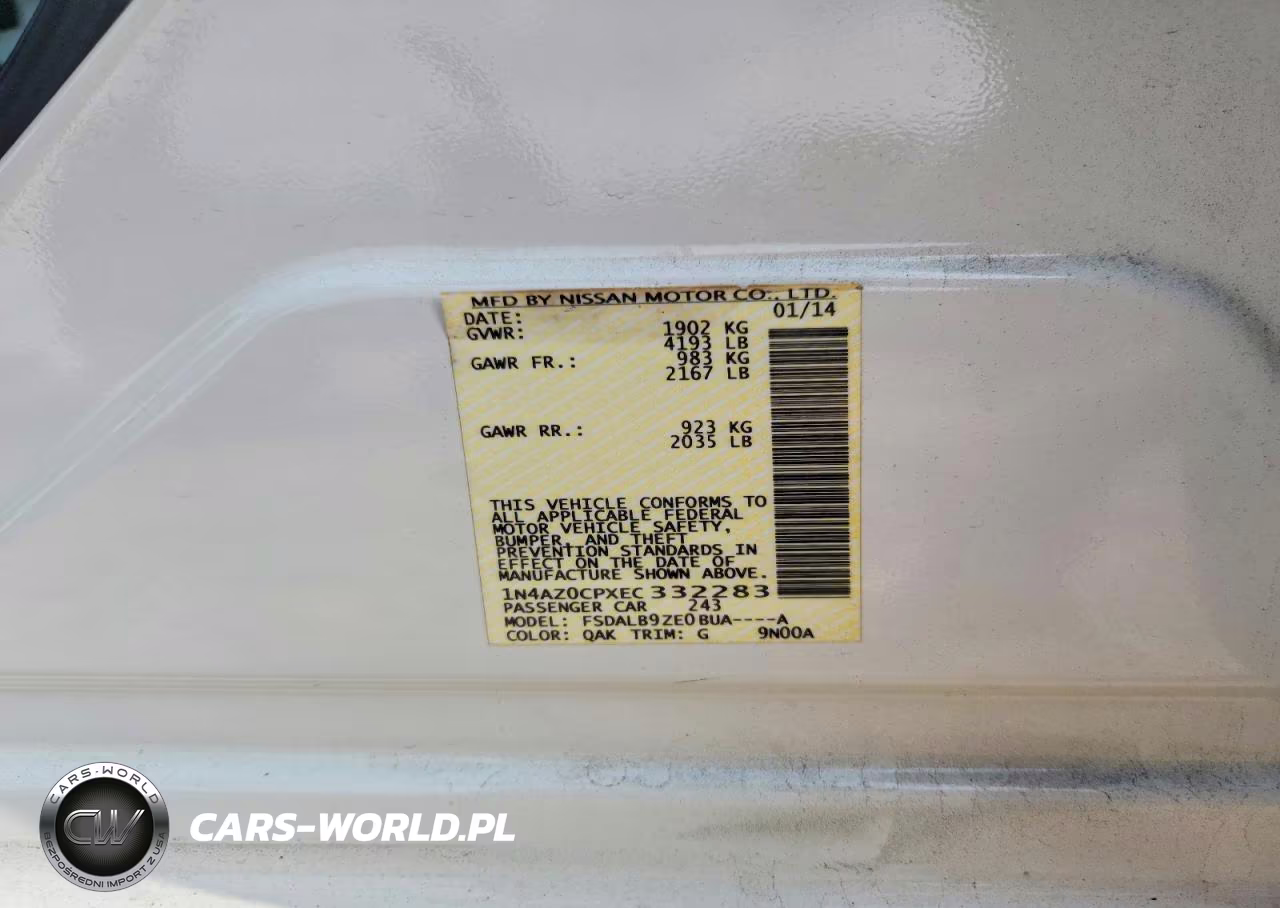 2014 Nissan Leaf S VIN:1N4AZ0CPXEC332283 - 12