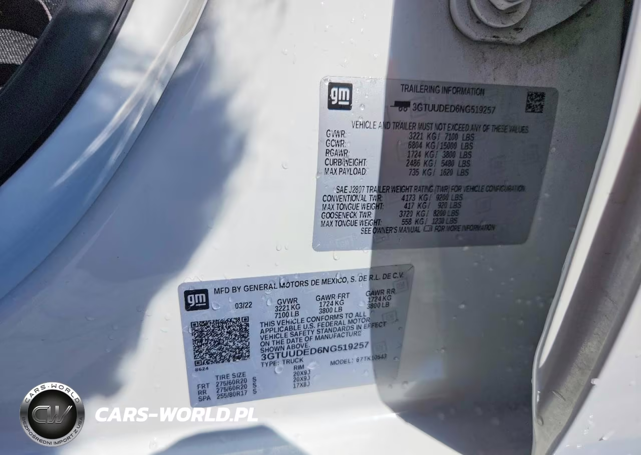 2022 GMC Sierra K1500 Slt VIN:3GTUUDED6NG519257 - 13