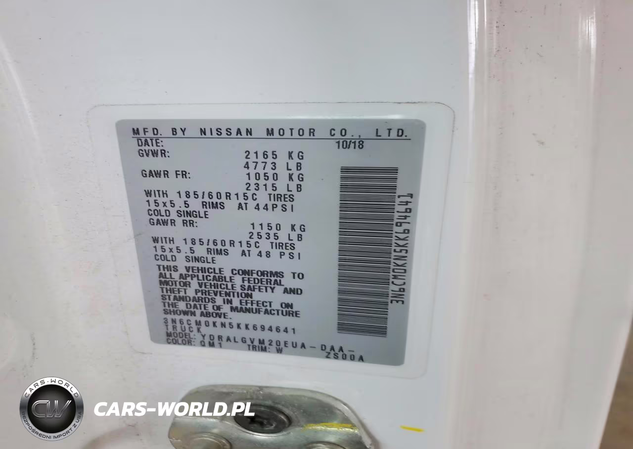 2019 Nissan Nv200 Sv VIN:3N6CM0KN5KK694641 - 13