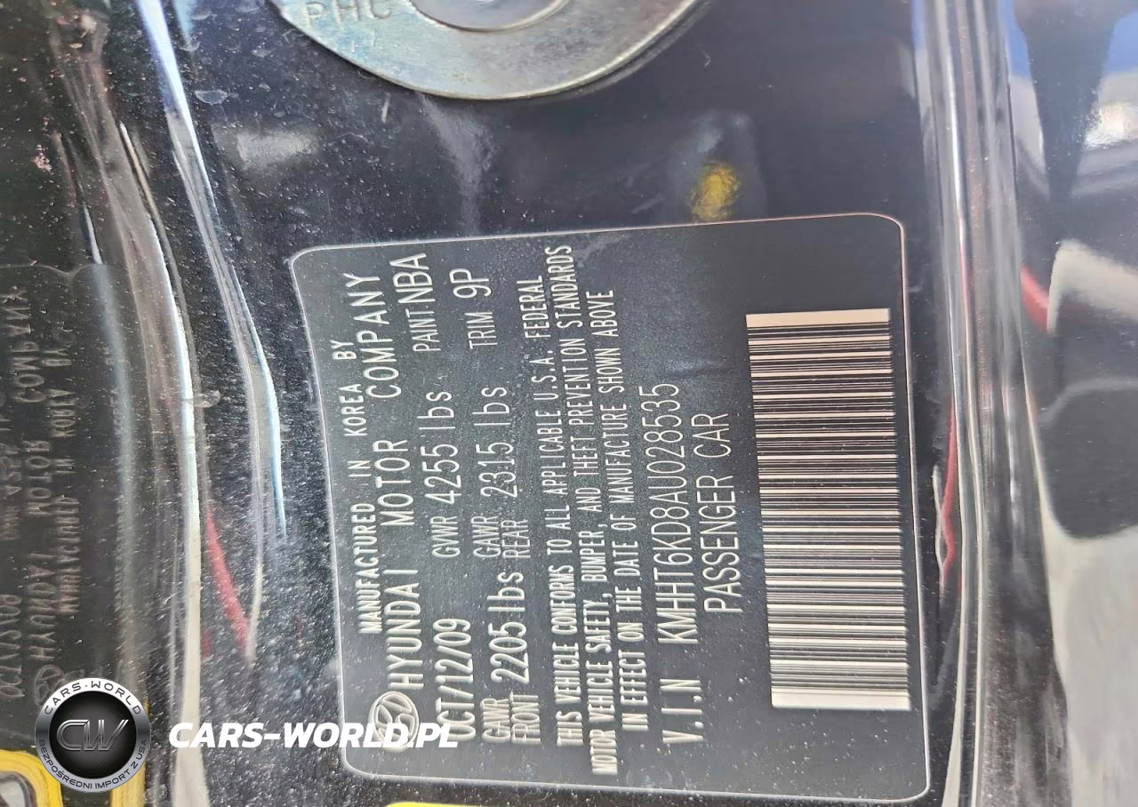 2010 Hyundai Genesis Coupe 2.0T Track VIN:KMHHT6KD8AU028535 - 12