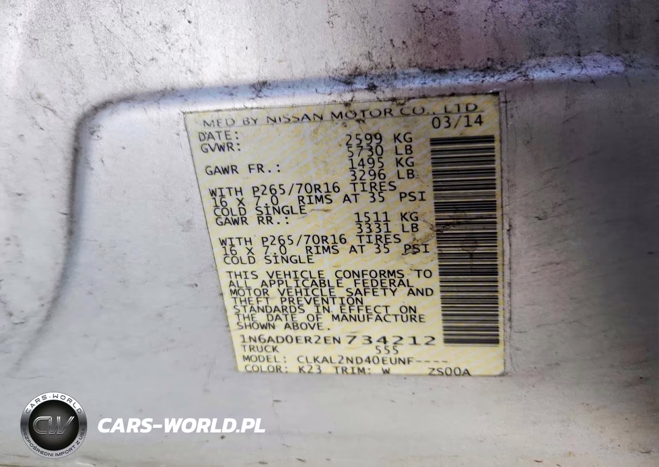 2014 Nissan Frontier S VIN:1N6AD0ER2EN734212 - 12